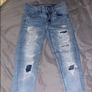 Hollister Cropped Skinny Jeans